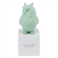 Статуэтка "Owl" 25 см Бирюзовая (8924-009)