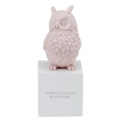 Статуэтка "Owl" 30 см Розовая (8924-012)