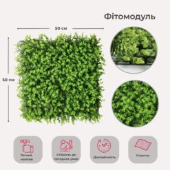 панель із штучної зелені