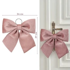 Бант "Пудровий оксамит", 37 см (6046-003)