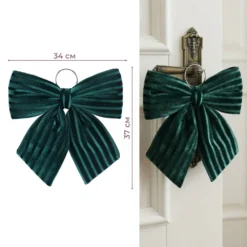 Бант "Зелений оксамит", 37 см (6046-011)